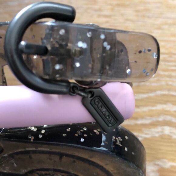 COACH Women's Hilda Glitter Jelly Sandal - Picture 6 of 6